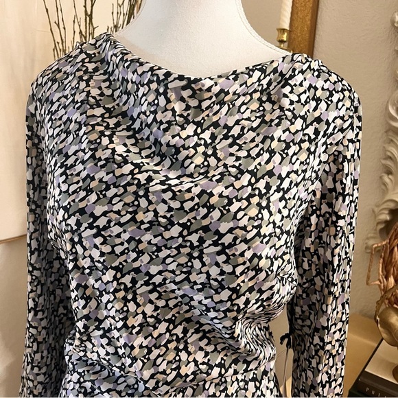 ASTR the Label NWT‎ Long Sleeve Cowl Neck Mini Dress Open Back Size Medium - Picture 5 of 13